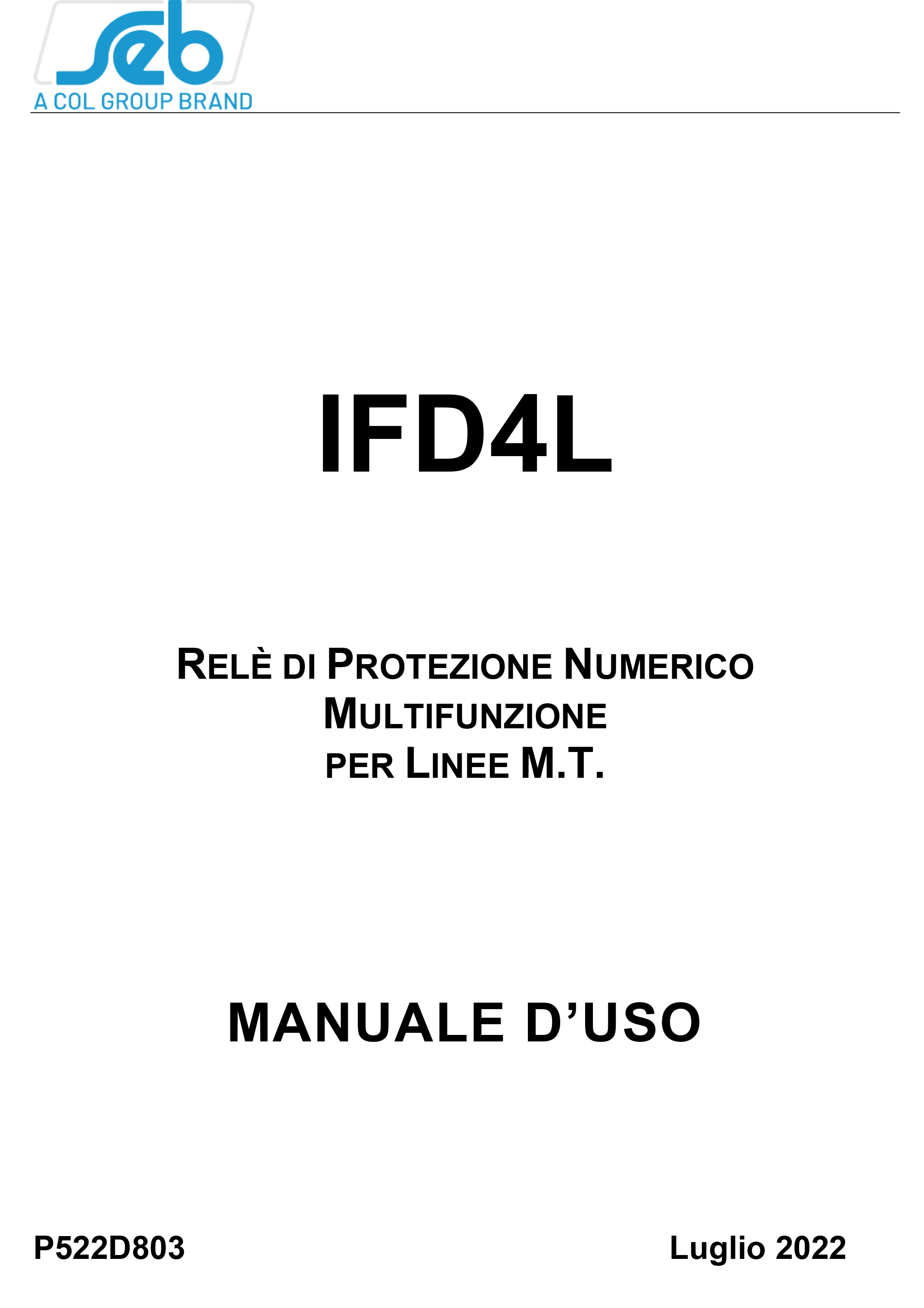 Manuale d'uso IFD4L