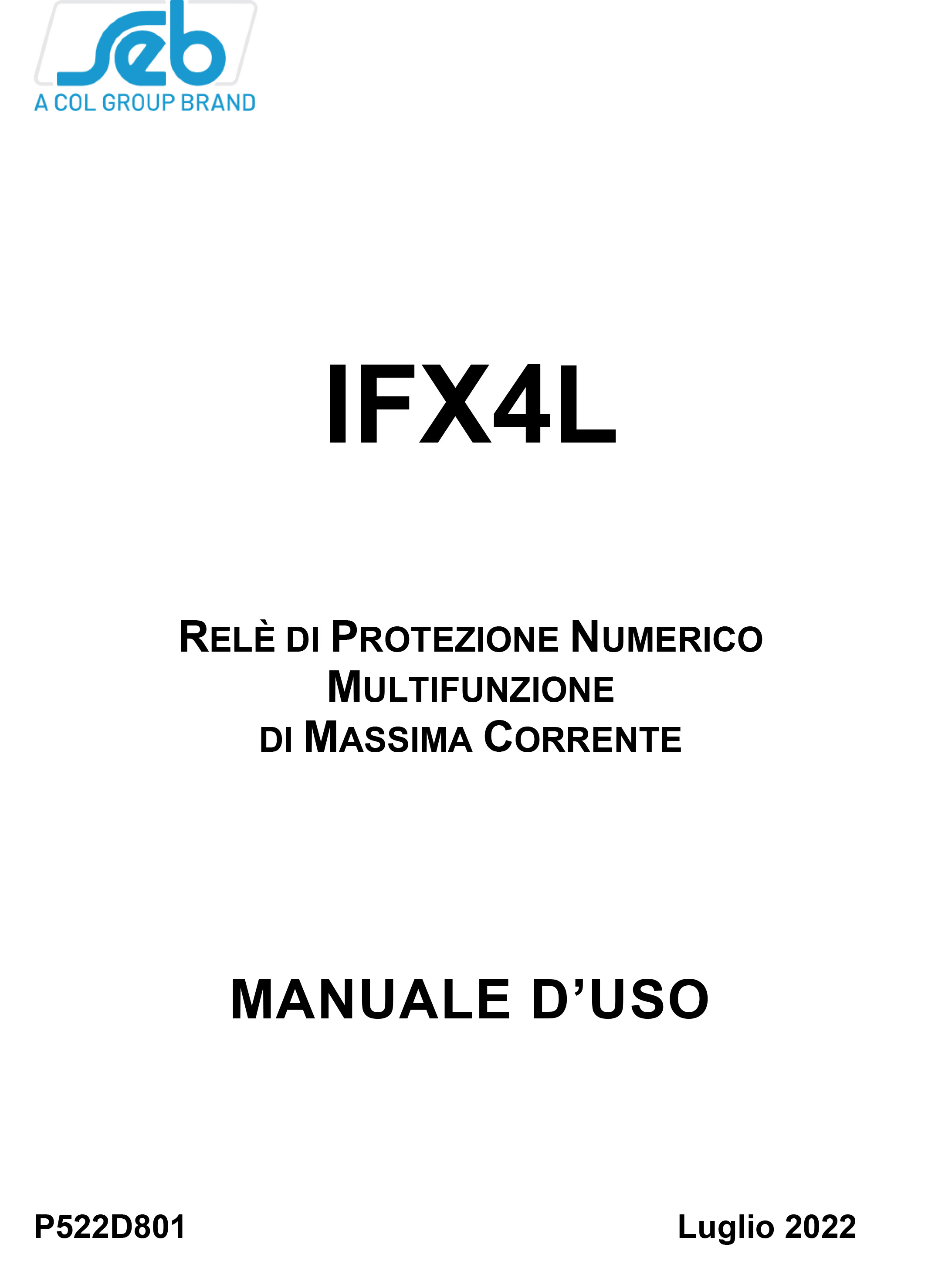 Manuale d'uso IFX4L